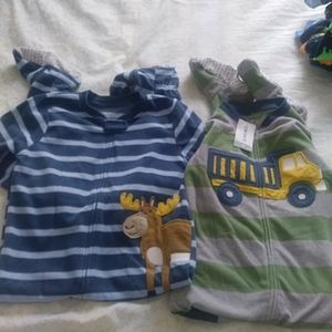 New 2 PieceFleece Footie PJs

 Truck and a moose